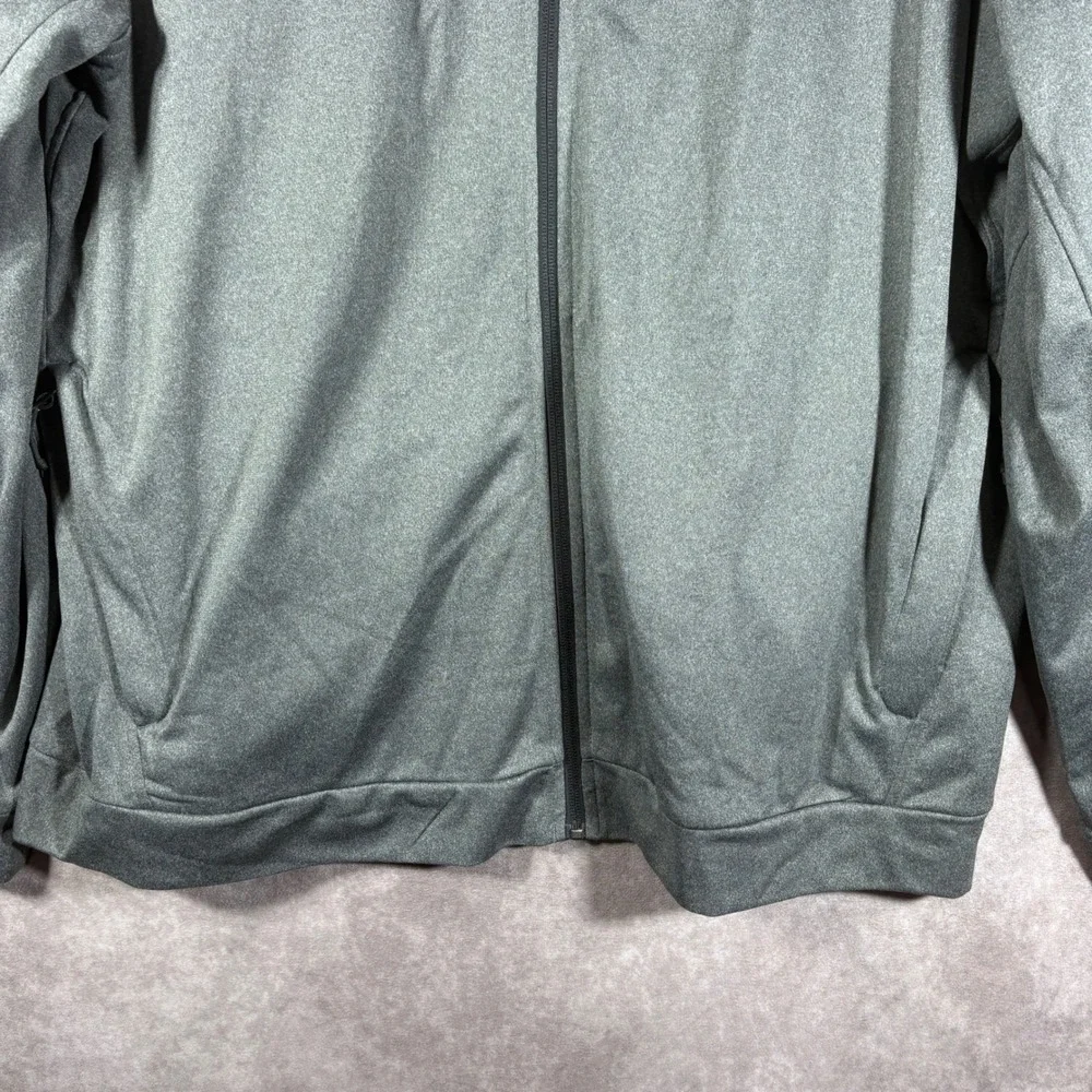 The North Face Jacket Mens XXL Gray Full Zip Fleece NFOA3RT1 Active Outdoor